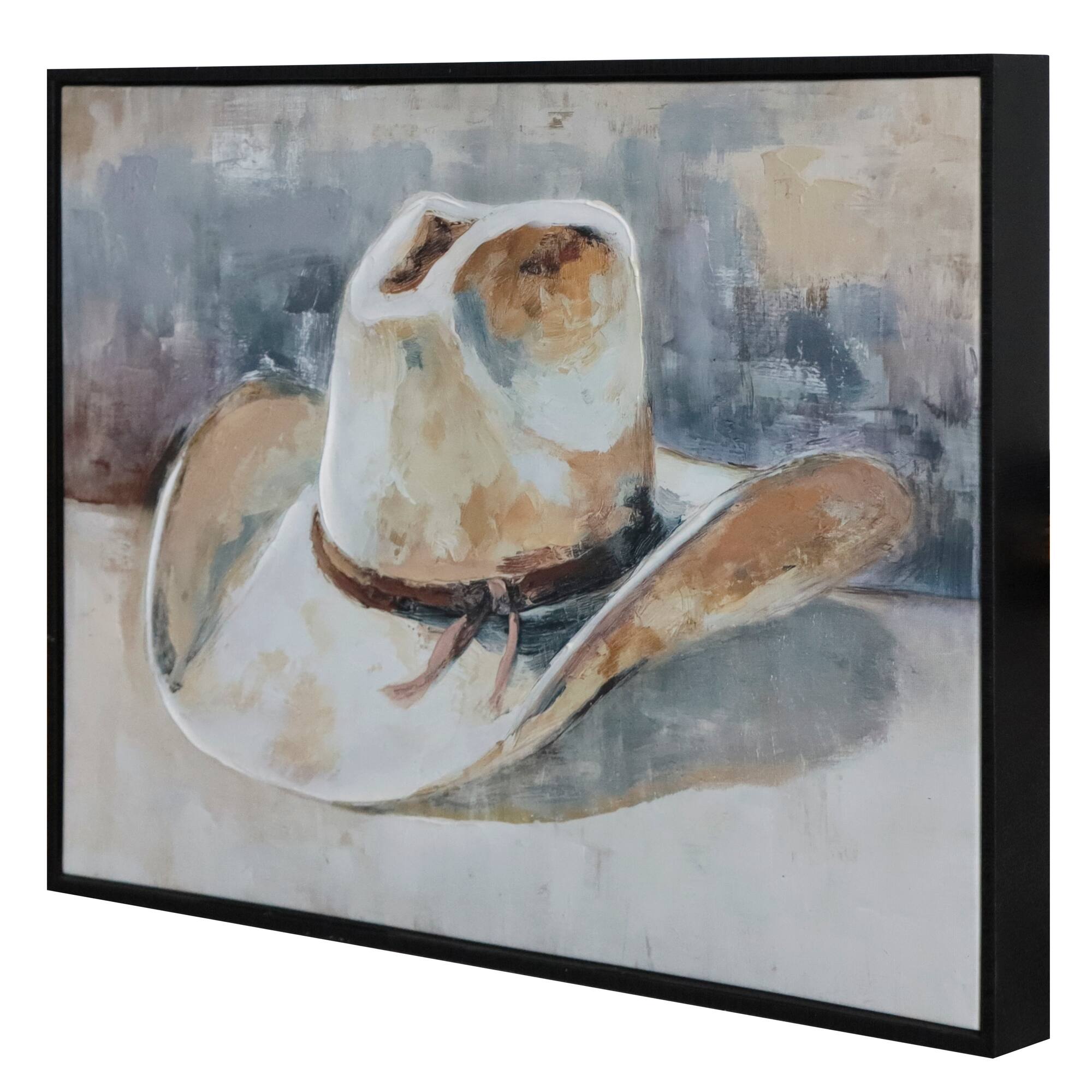 24" x 18" White Cowboy Hat Wall Décor by Ashland®